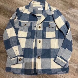 3/$30- Women’s size xs (tall) “Old Navy” blue plaid shacket